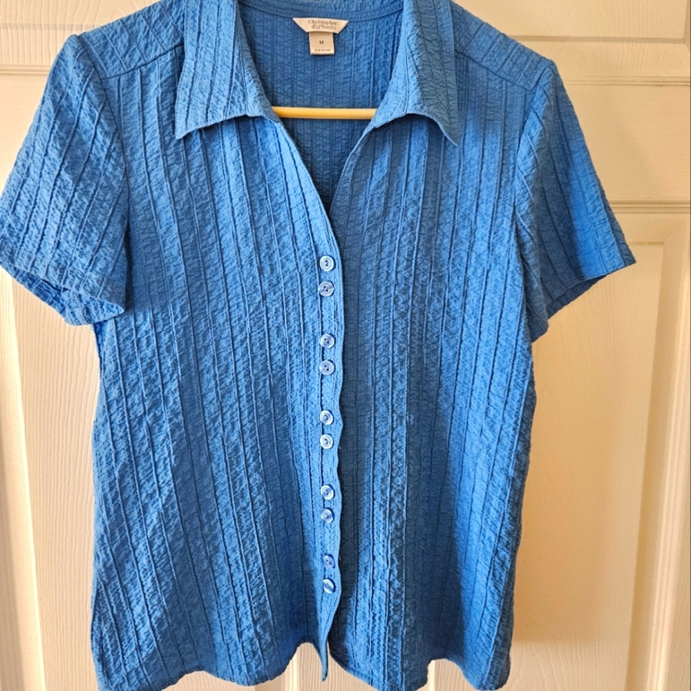 Ladies Christopher Banks Blue blouse